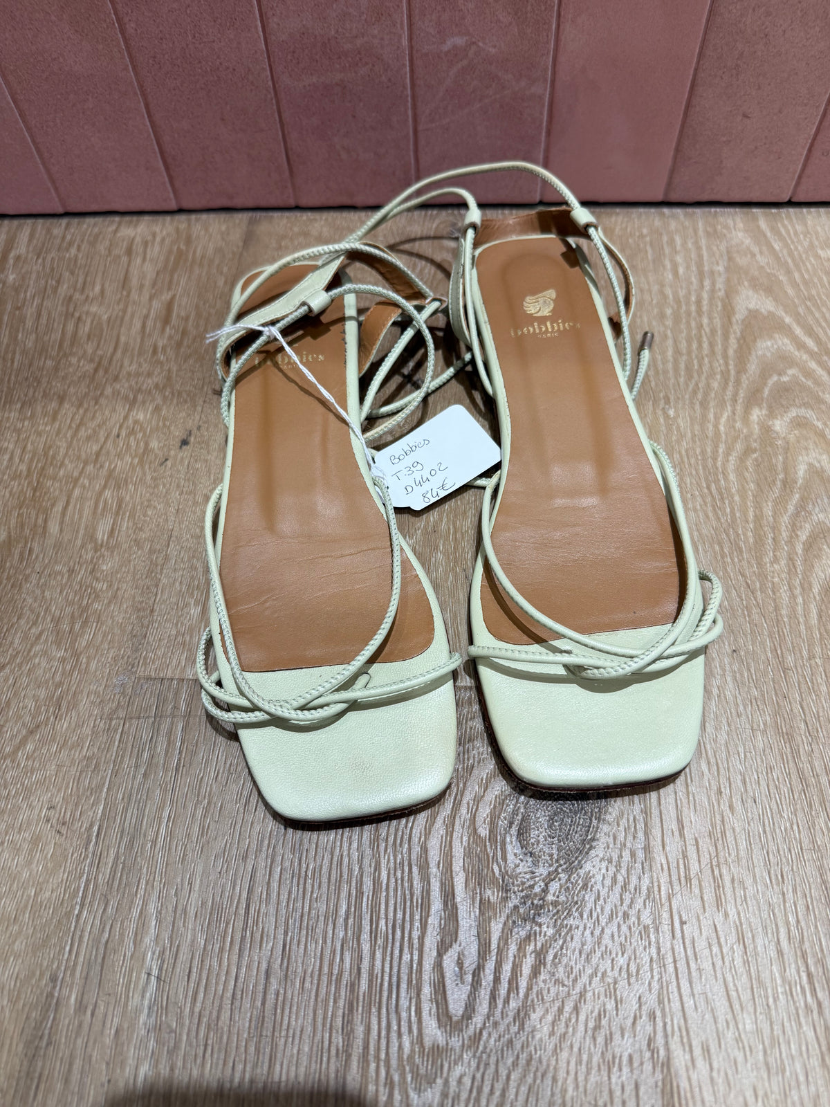 Sandales vertes Bobbies T.39 01/06