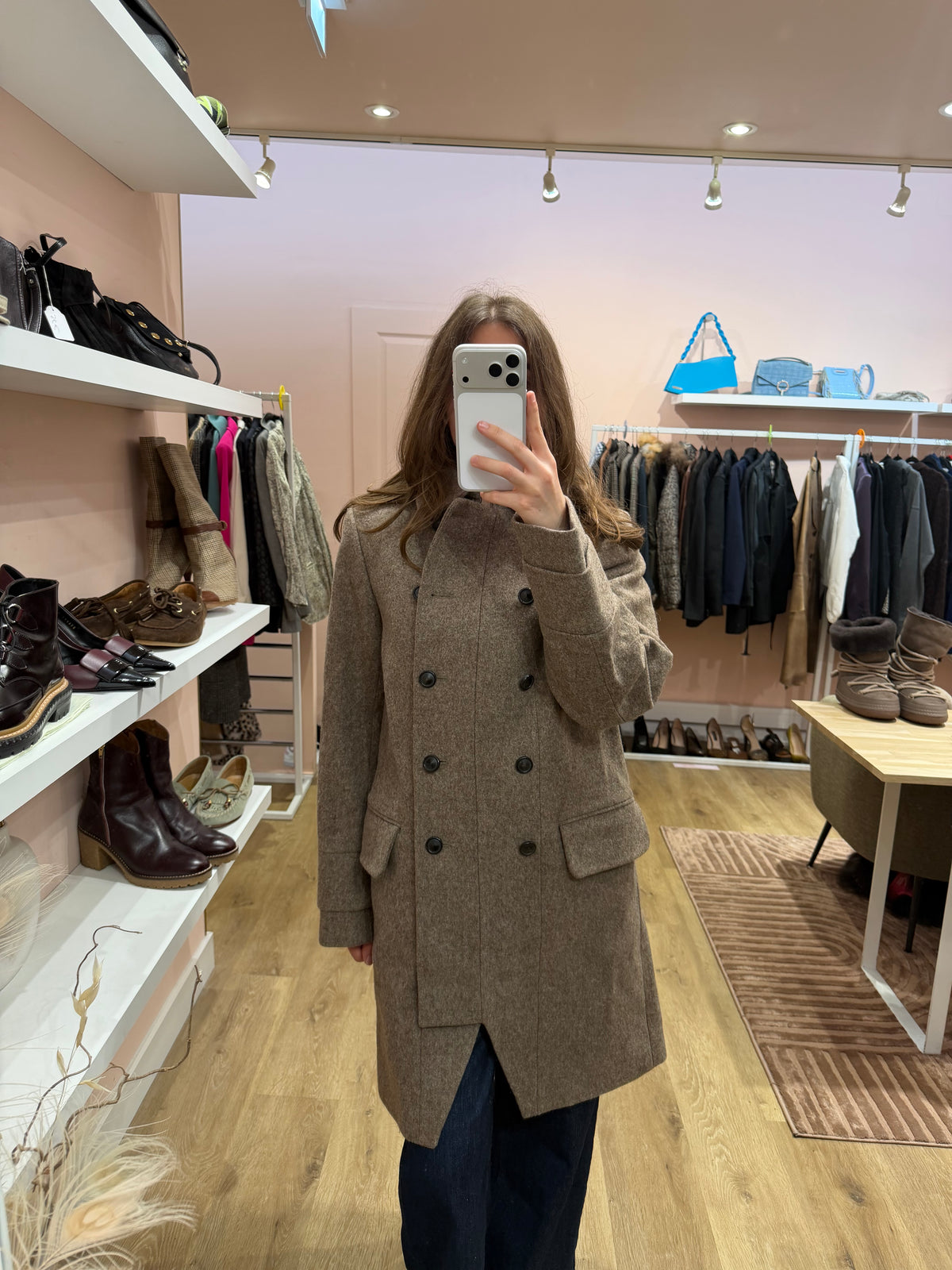 Chloé - Manteau marron - T.38 07/09