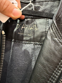 Veste en cuir d’aniello T.38 noir 28/09