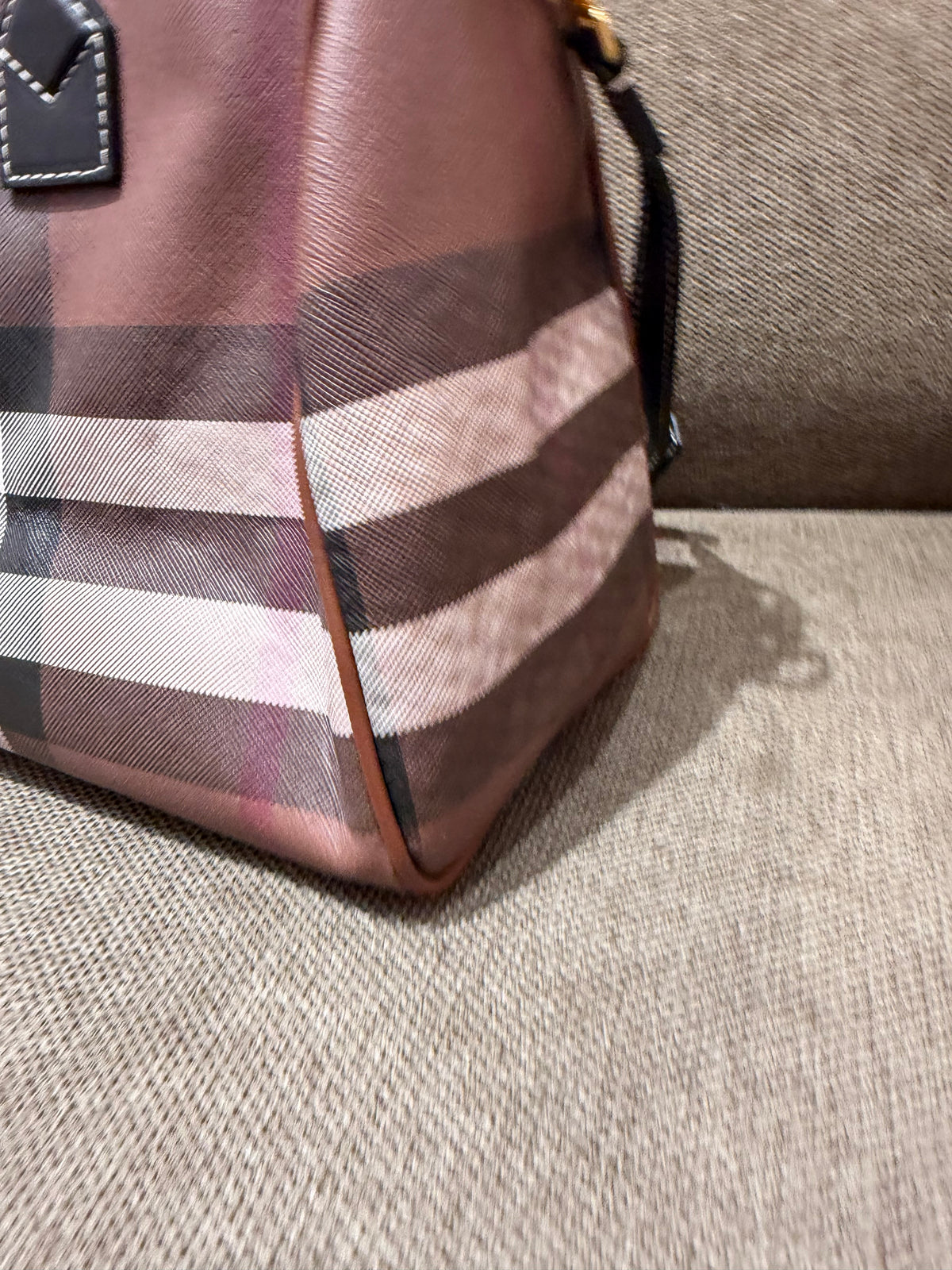 Sac bowling moyen Check (cabas) 15/10