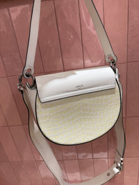 Sac blanc en cuir lancel