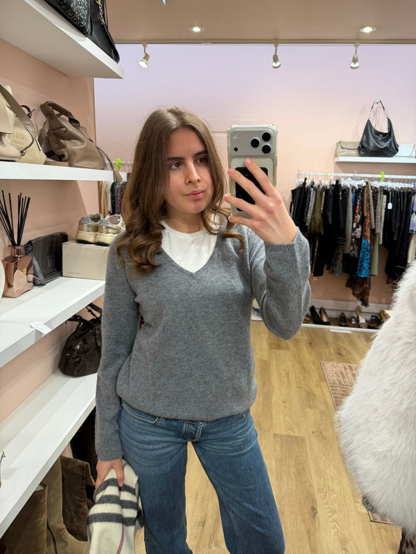 pull gris weill Taille M 12/10