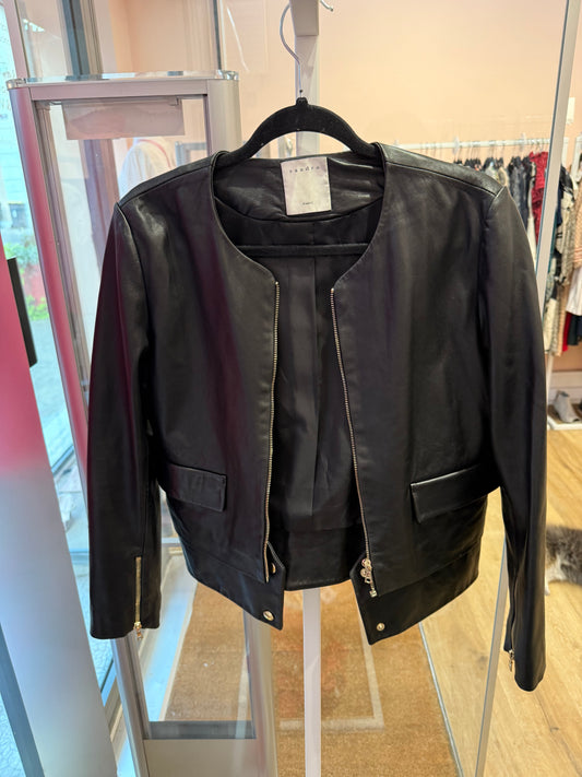 Veste en cuir Sandro T.M/L