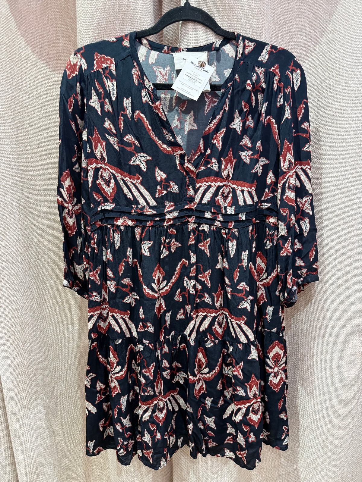 Robe bleu marine (Ba&sh) — T.XS/S