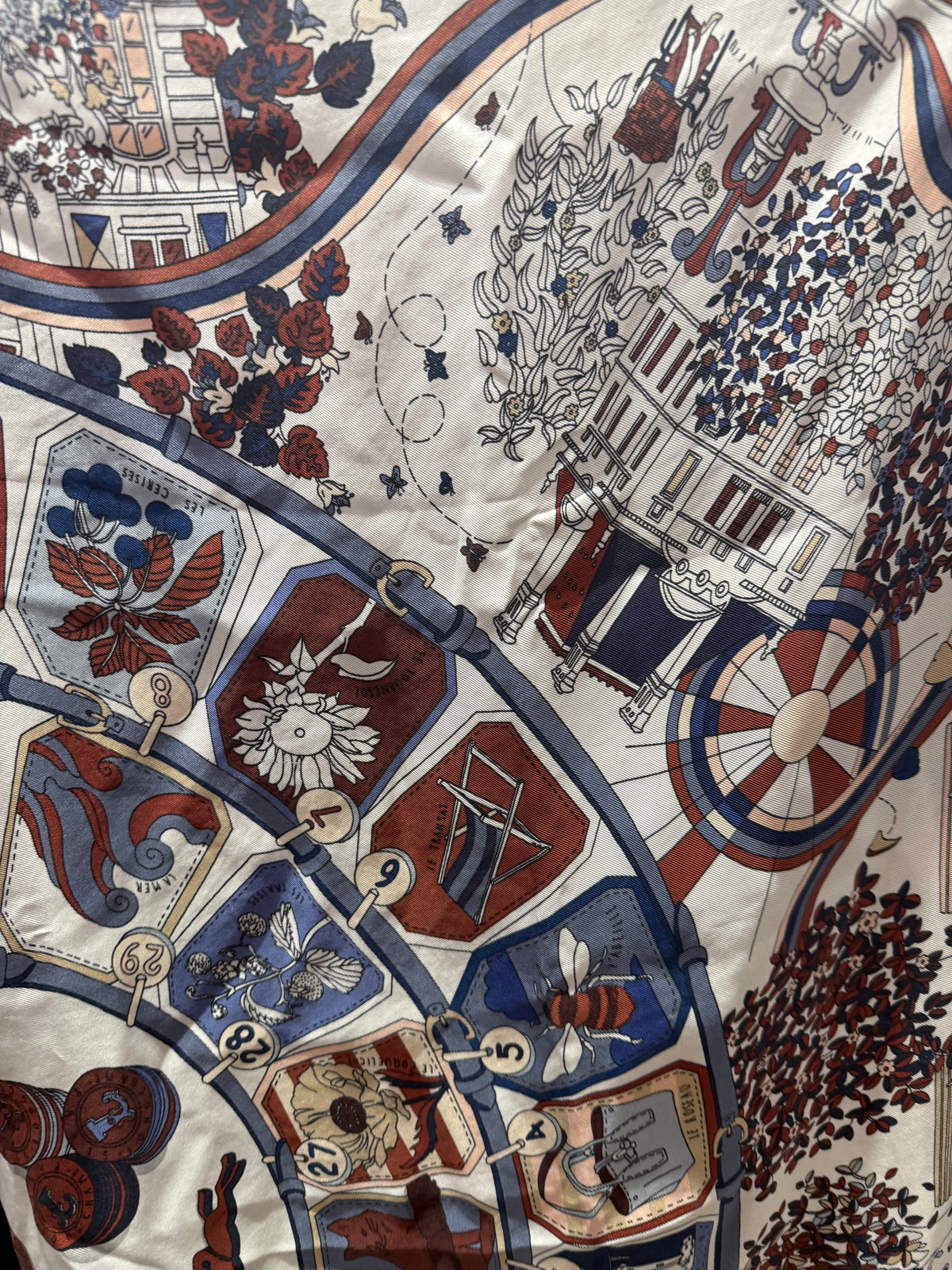 Foulard en soie Longchamp