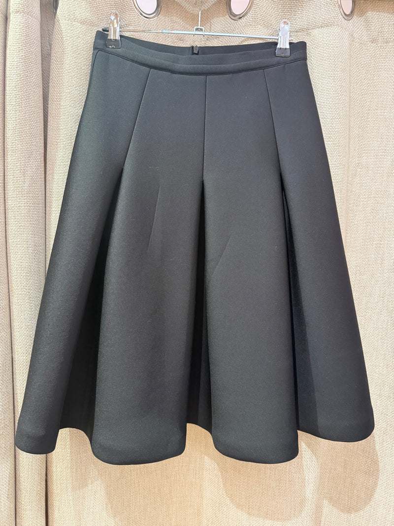 Jupe mi-longue noire IKKS T.36