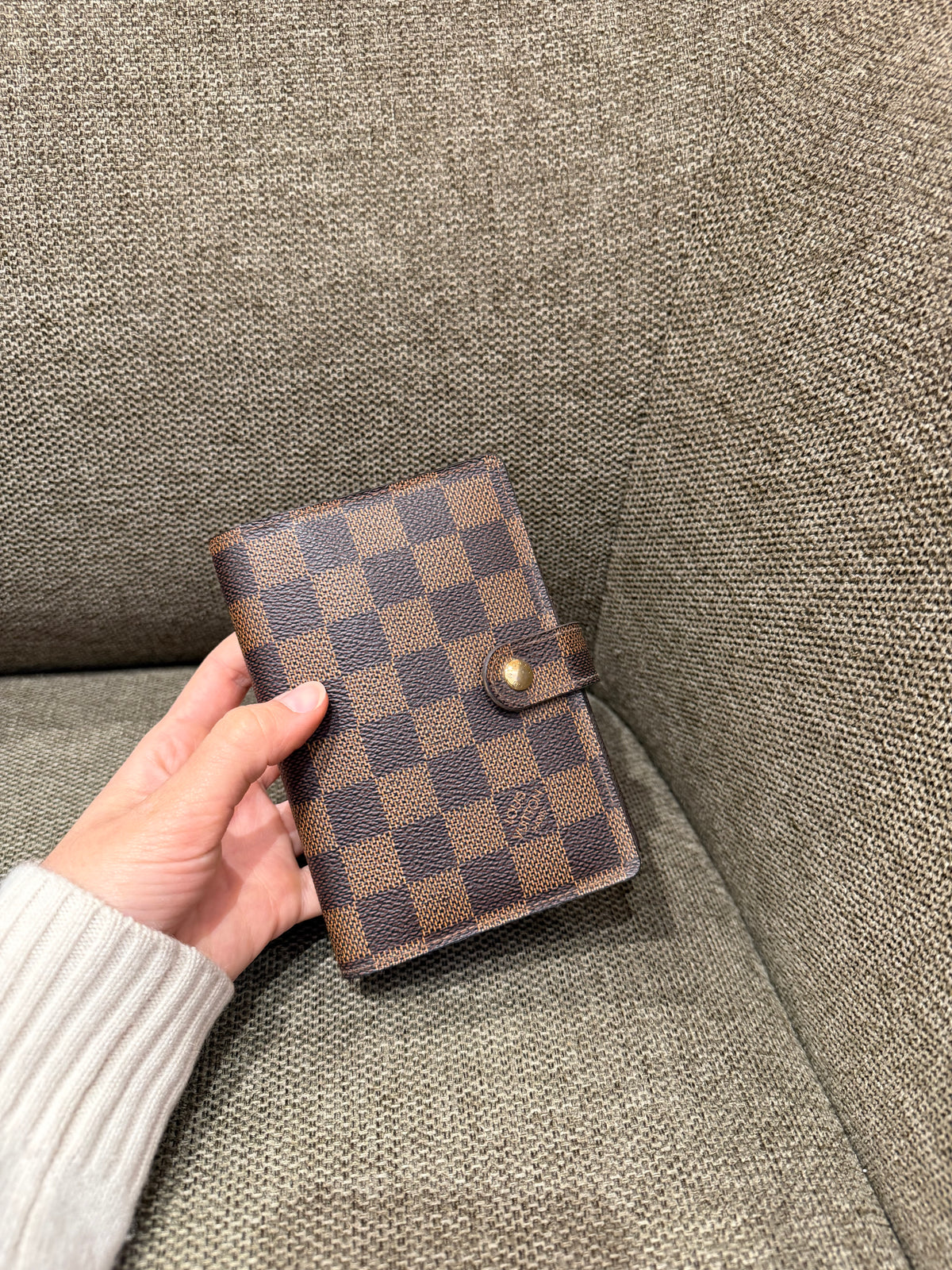 Agenda Louis Vuitton Damier Ébène 19/10