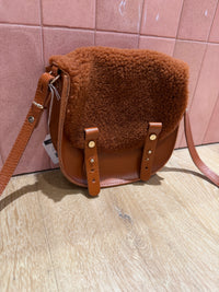 Sac camel effet moumoute Craie 28/08