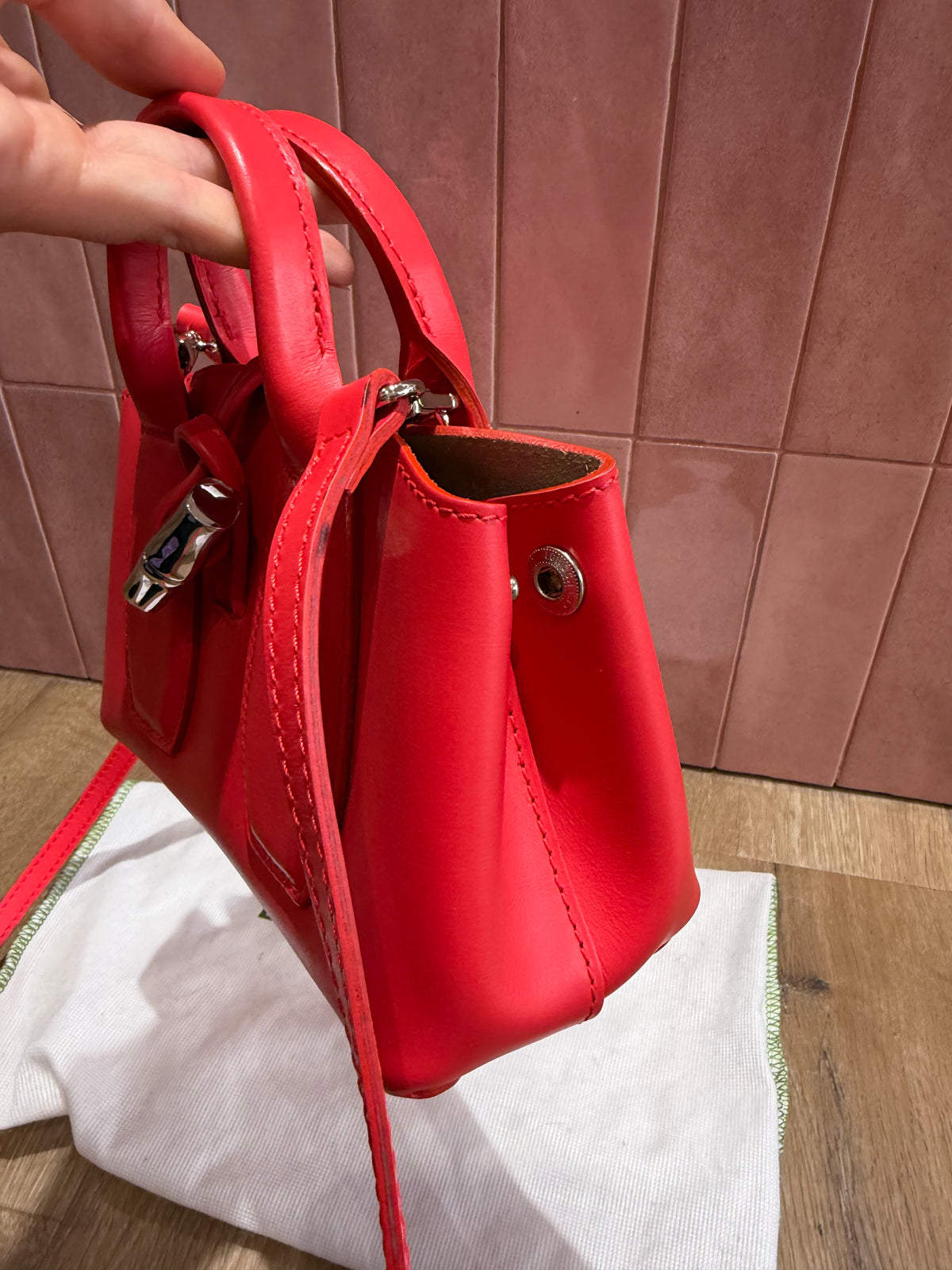 Sac rouge Longchamp 20/09