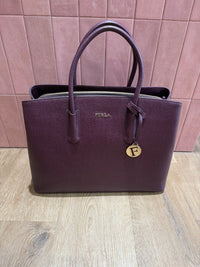 sac cabas furla neuf cuir violet 05/06