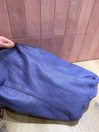 Caroll - sac violet en cuir - T.TU 16/10