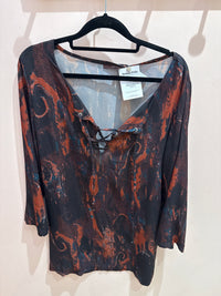Robe La Fée Maraboutée marron et noir T.M