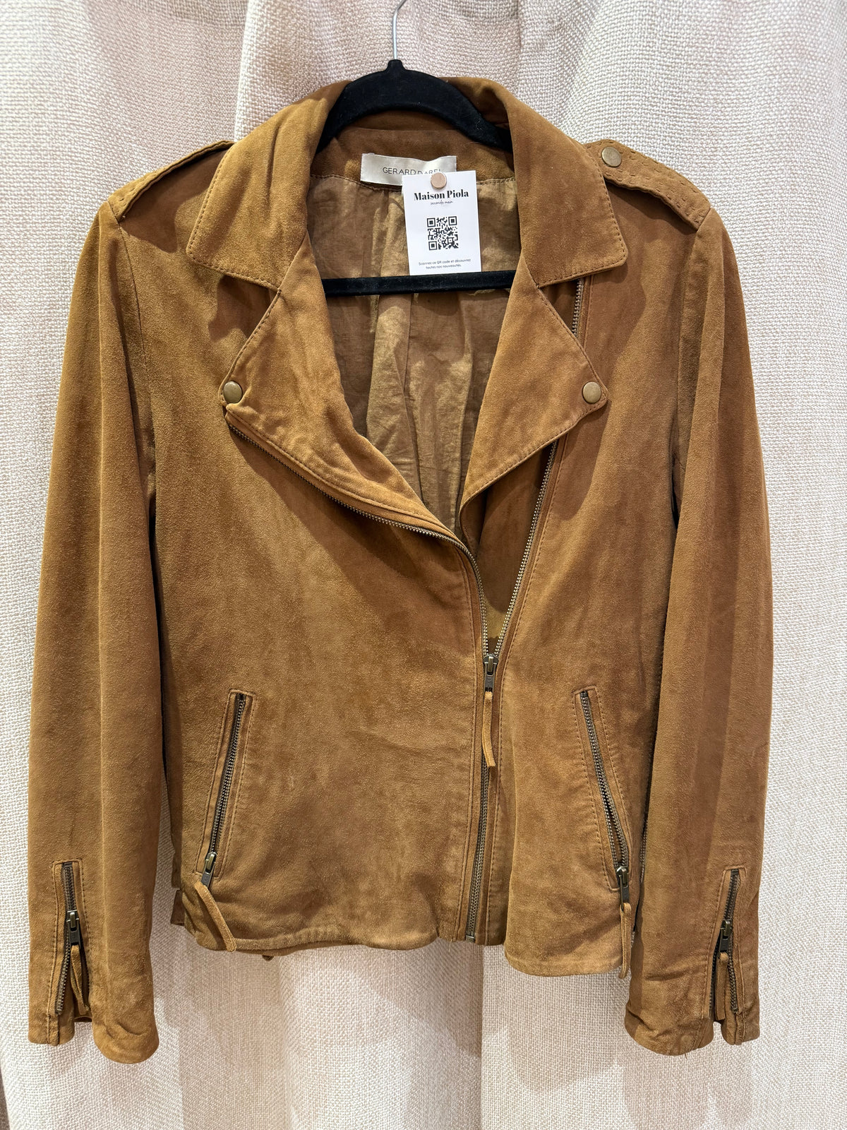 Veste en daim Gérard Darel T.L