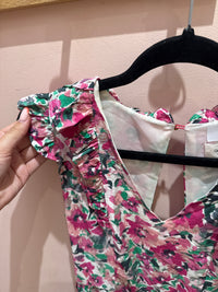 Robe longue Grace & Mila verte et rose T.S 20/06