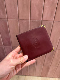 Porte-feuille cartier cuir