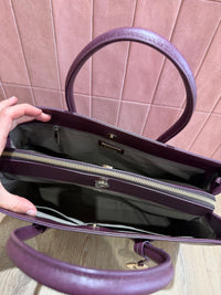 sac cabas furla neuf cuir violet 05/06
