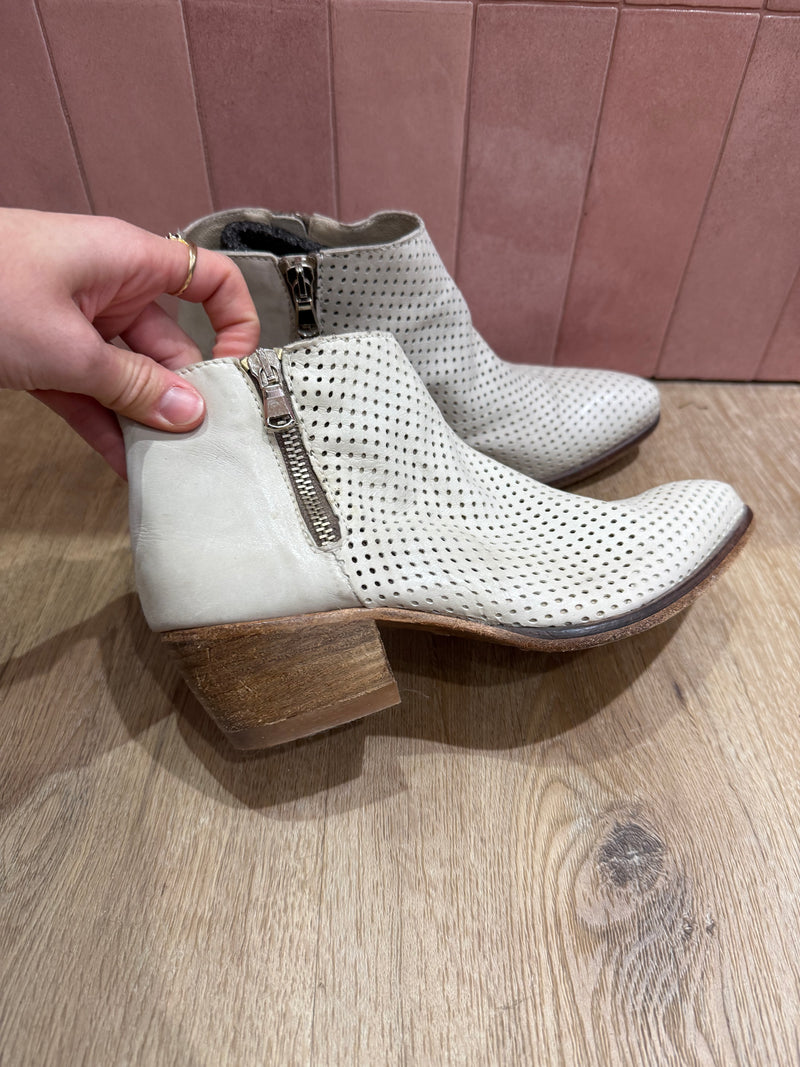 Bottines blanches Bisous Confiture — T.38