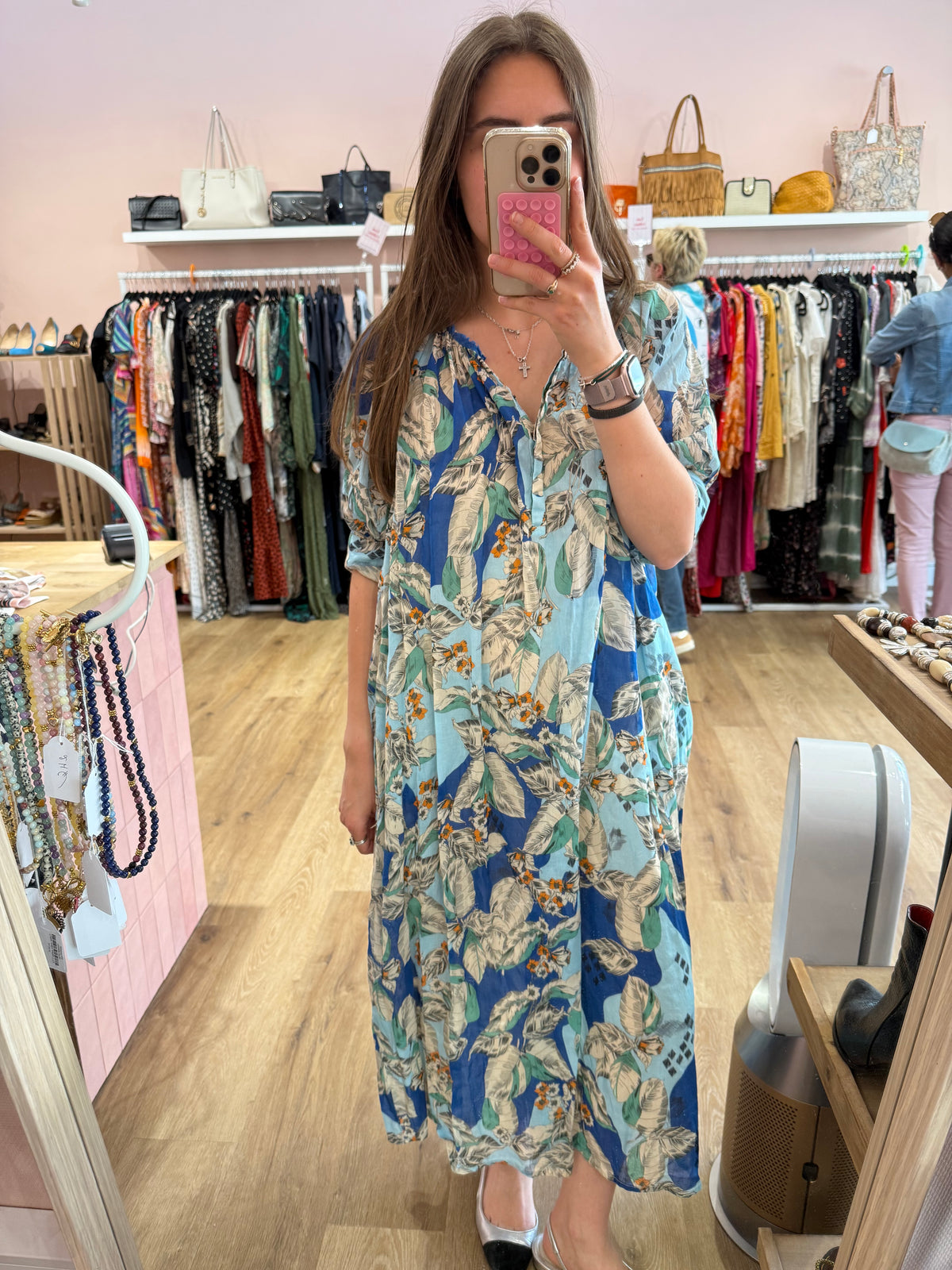 Belle Pièce Robe longue bleue T.XS/S 06/06