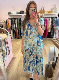 Belle Pièce Robe longue bleue T.XS/S 06/06