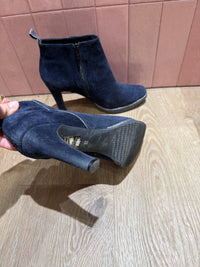 Bottines bleues Mazelie T.38 talons