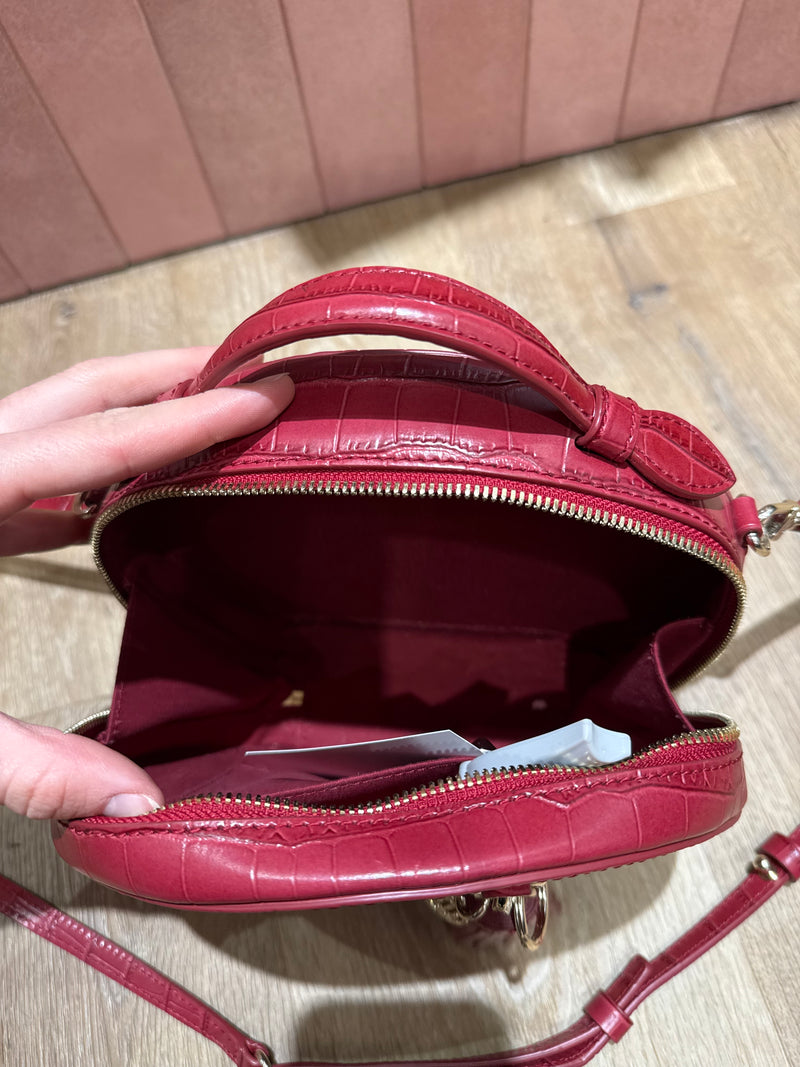 Sac rouge Maje croco