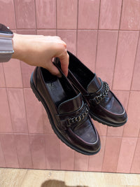Mocassins bordeaux Hardrige T.37 27/08