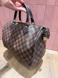 Speedy Louis Vuitton 30 damier ébène