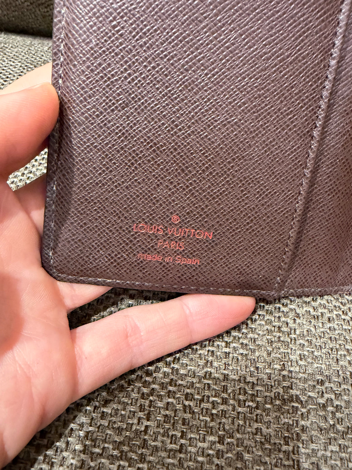 Agenda Louis Vuitton Damier Ébène 19/10