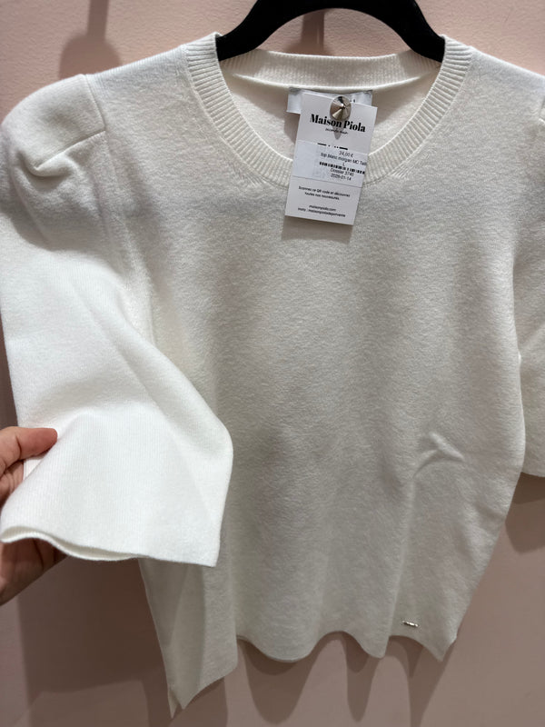 top blanc morgan MC Taille L