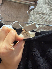 Pantalon noir en dentelle Sézane T.36