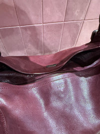 Sac IKKS bordeaux cabas cuir TU