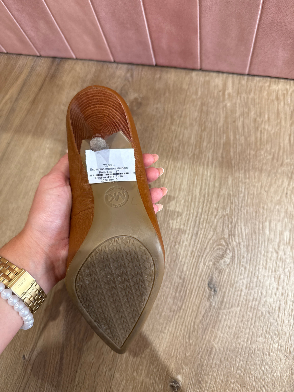 Escarpins marron Michael Kors T.37