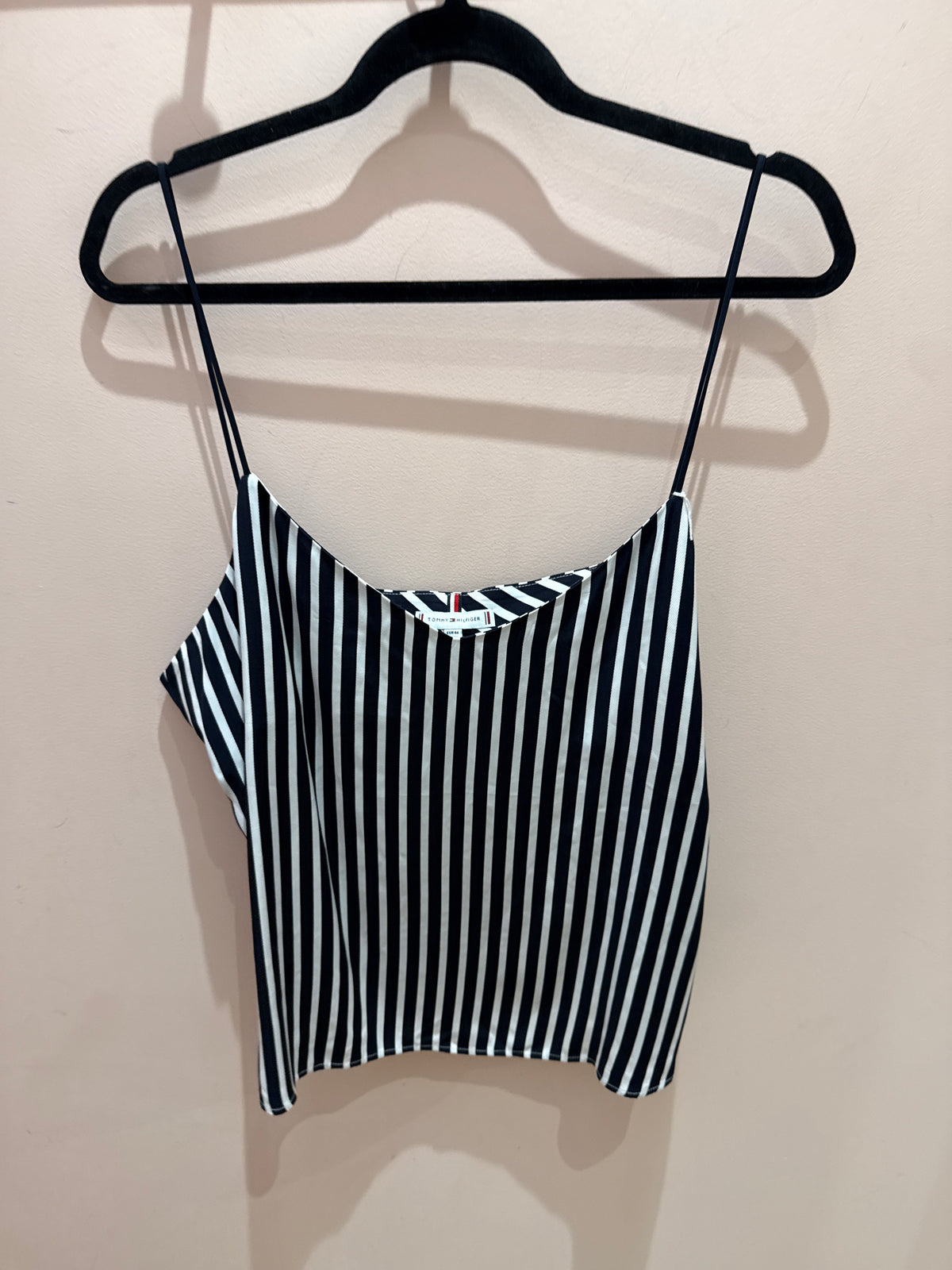Top débardeur noir blanc Tommy L