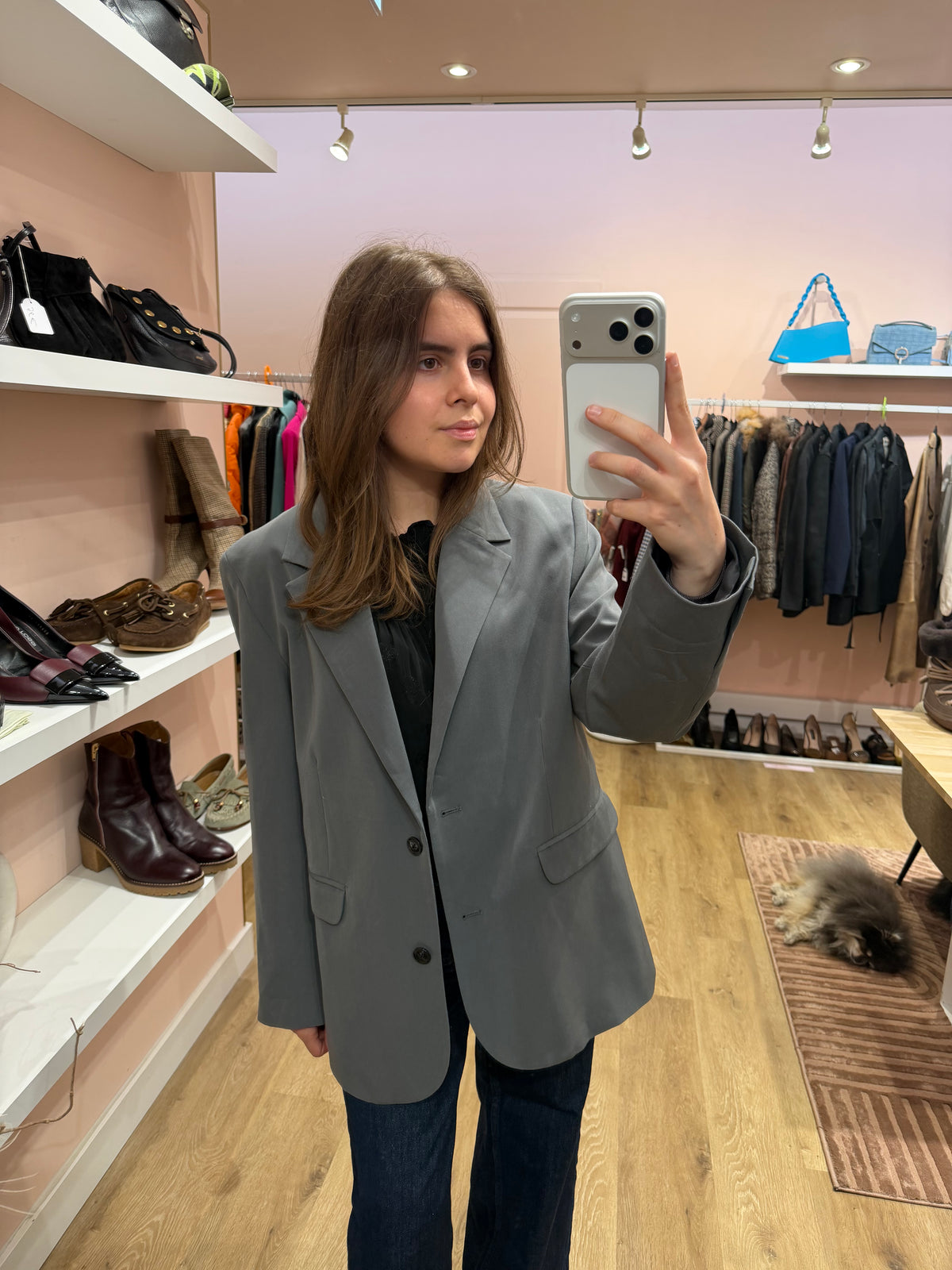 Blazer gris - Samsøe Samsøe - T.38/40 07/09