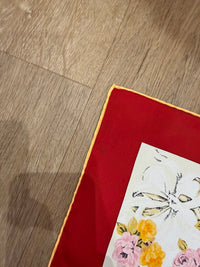 Foulard rose et beige Christian Dior