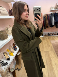 Manteau Claudie Pierlot laine cachemire T.L 23/09