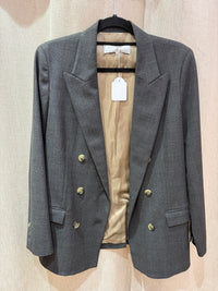 Blazer Gris à carreaux marron Gérard Darel T.38 10/09