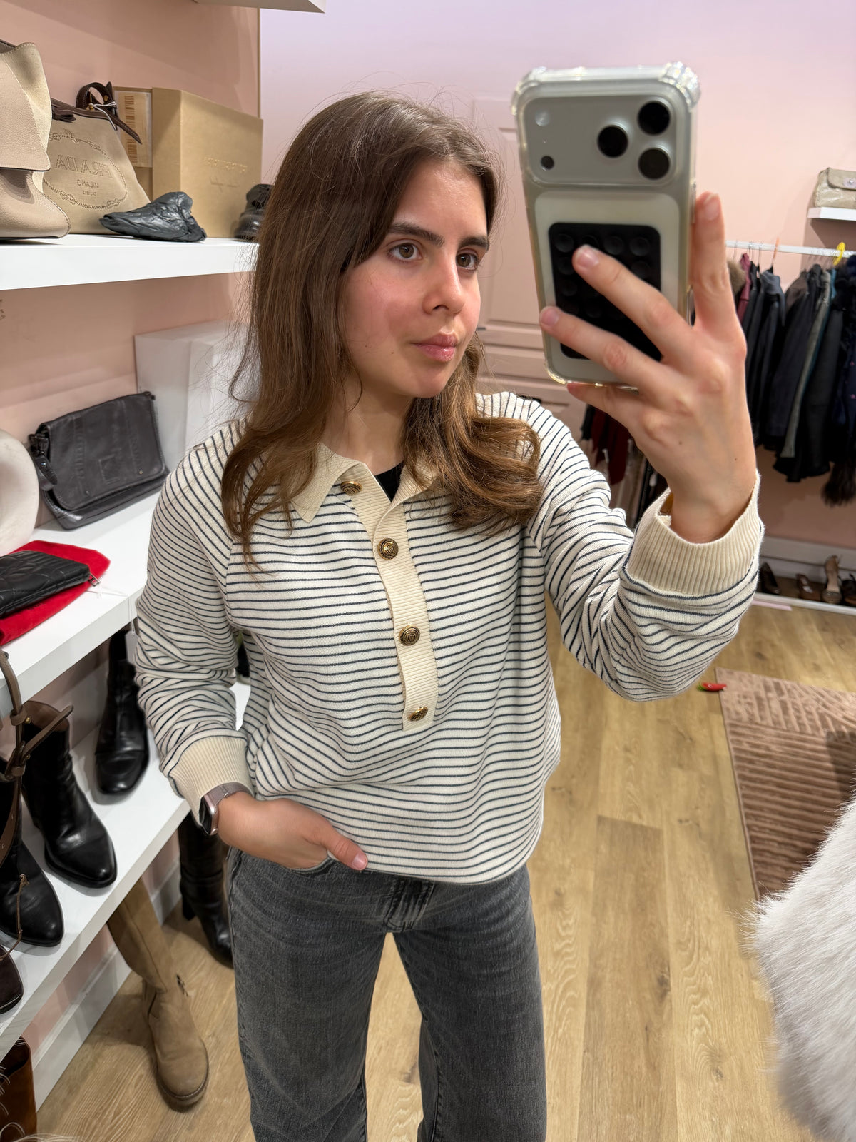 Pull marinière maison 123 T.M 06/10