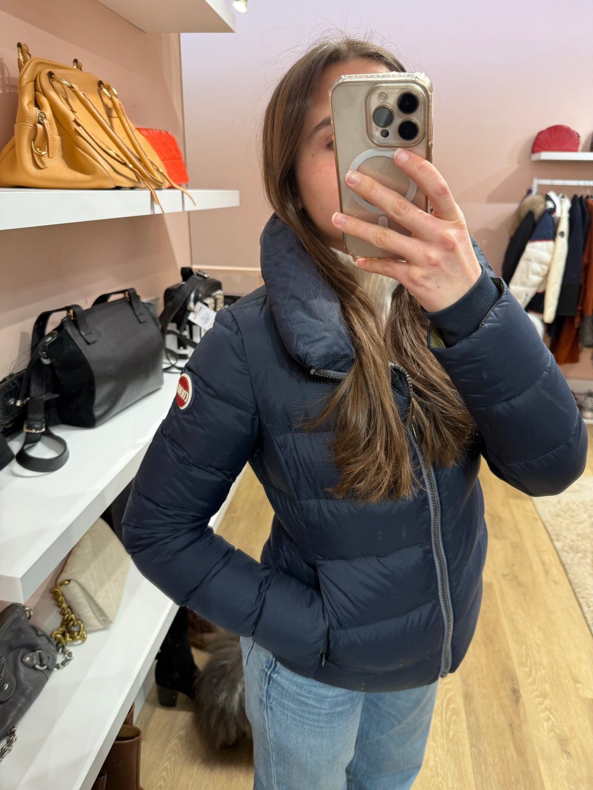 Doudoune bleu marine Colmar T.S