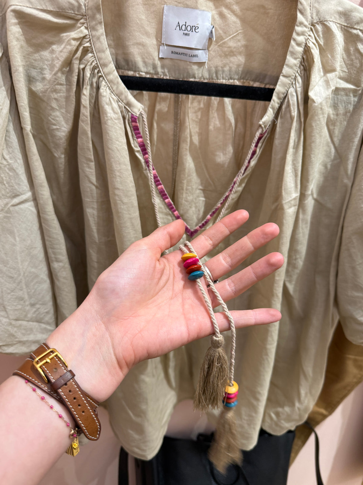 Adore Blouse marron T.M