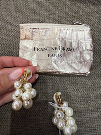 Boucles perles Francine Bramli TU 20/06