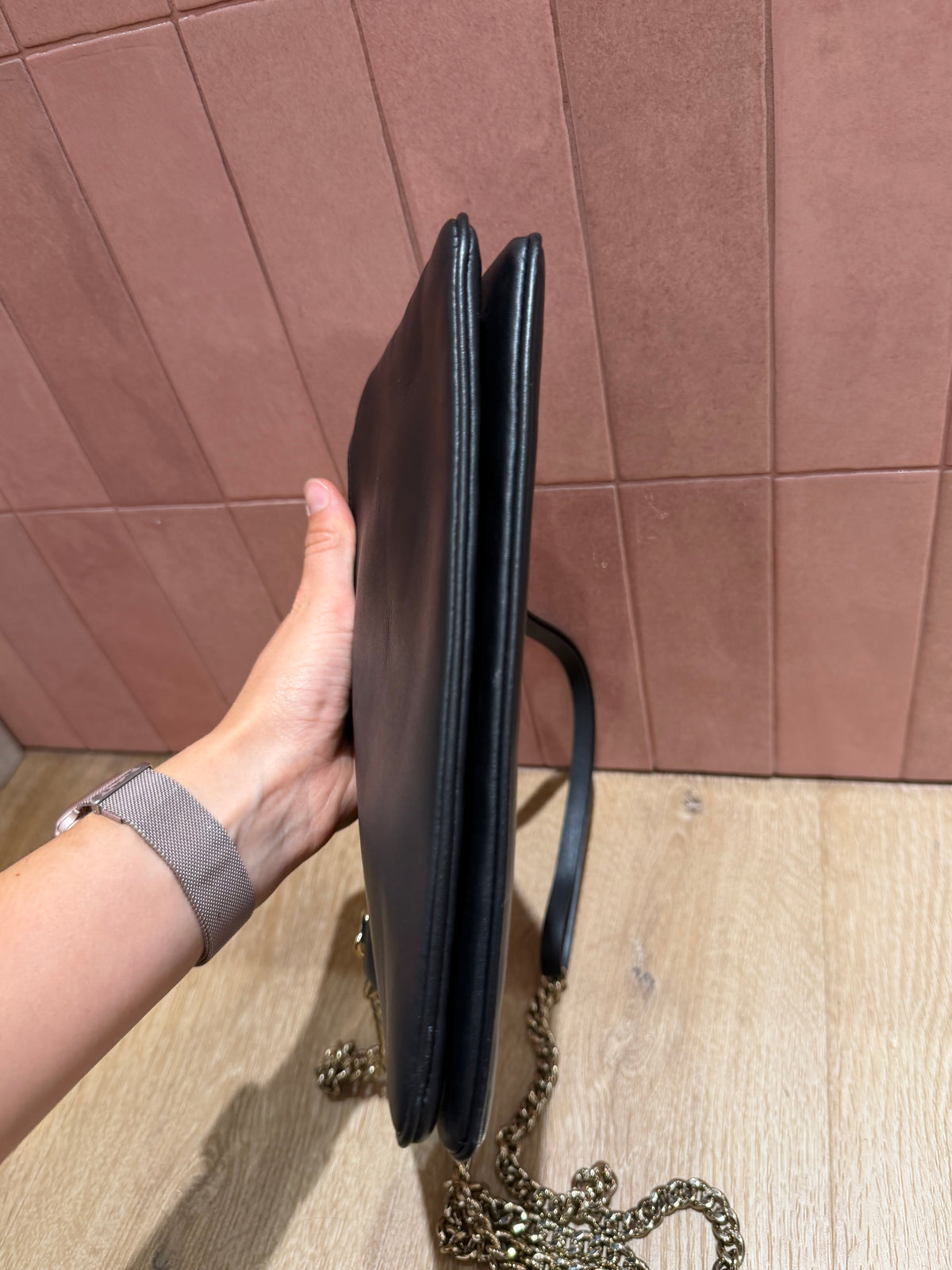 sac noir Sandro 29/09 cuir
