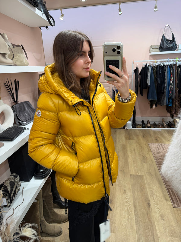 Doudoune jaune Moncler neuve T.M 16/10