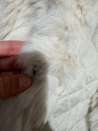 Manteau vraie fourrure lapin T.38/40 18/08