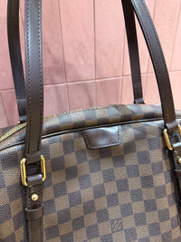 Louis Vuitton sac Rivington MM damier brun 09/10
