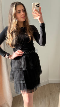 Jupe froufrou ikks  Noire T.36