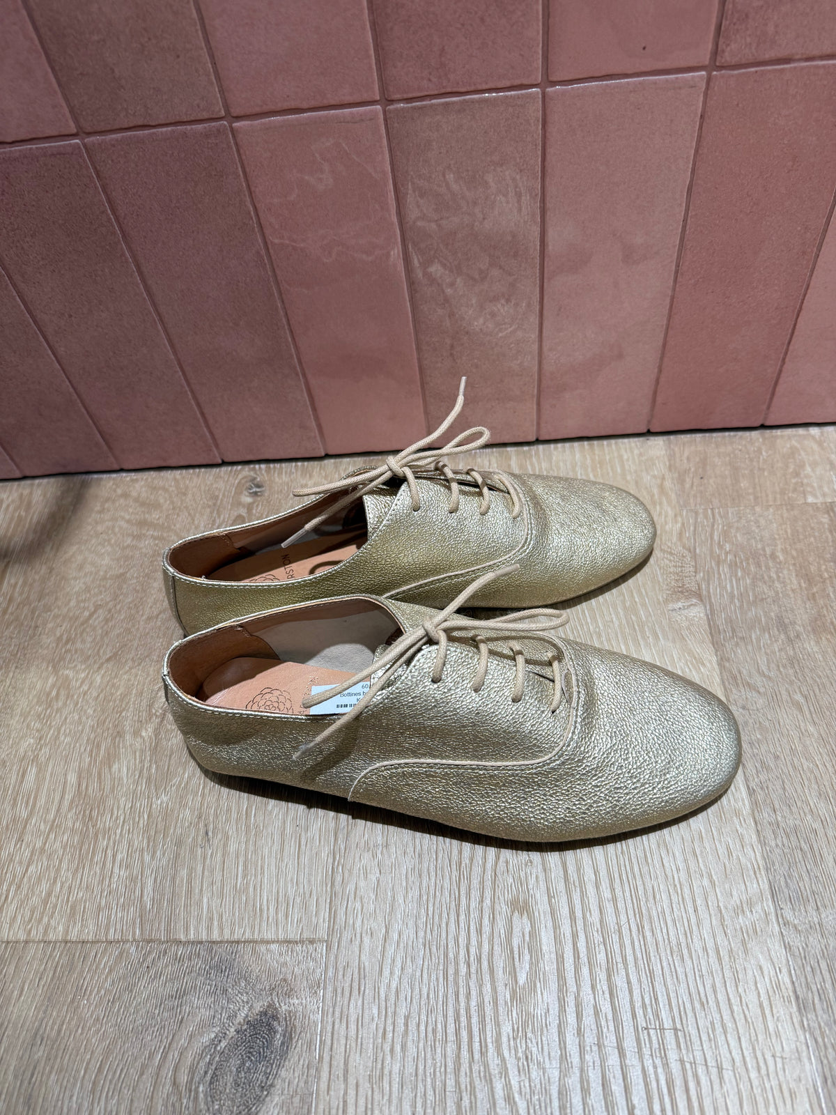 Derbies dorées Emilie Karston T.37