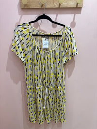 Robe jaune et beige T.L