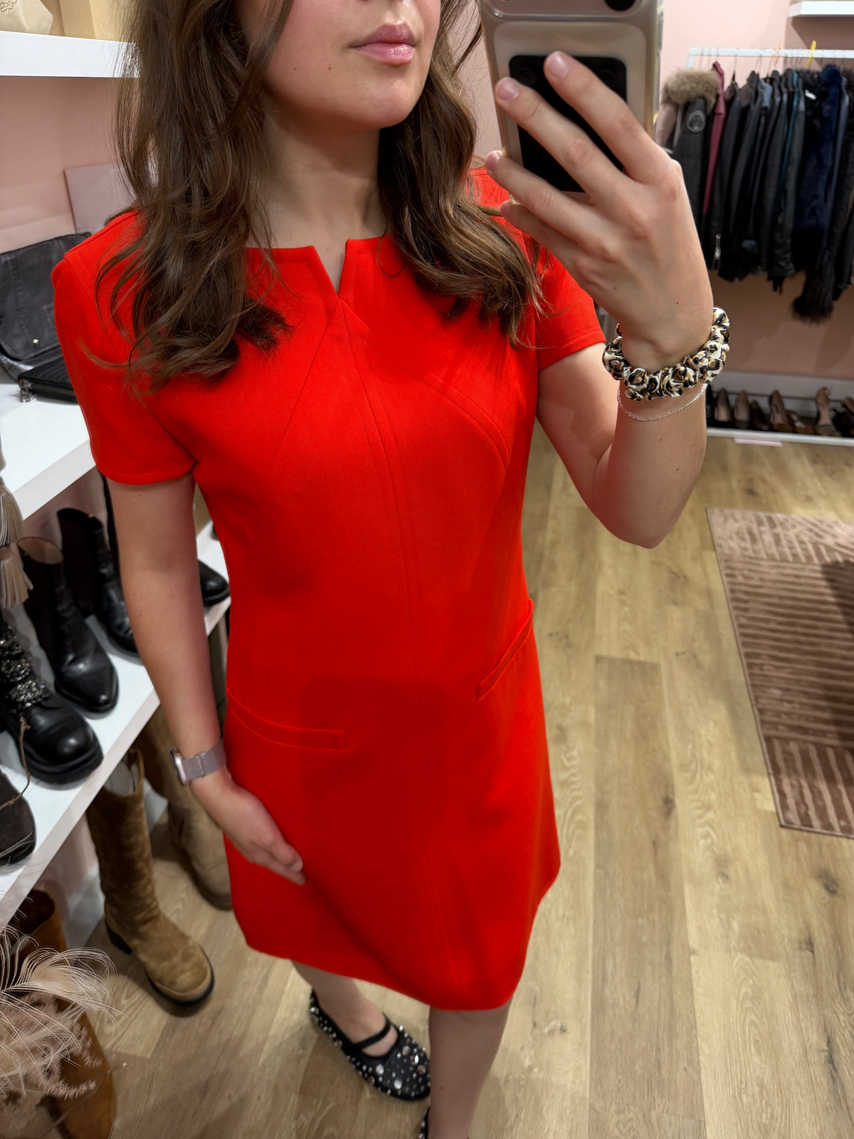 Robe Rouge Courrèges T.38 01/10