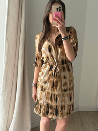 Robe Beige/Blanc Cream T.34/36